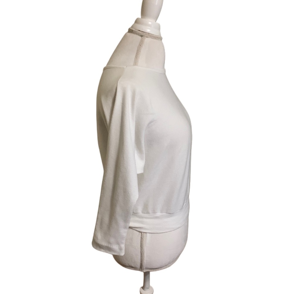 VINTAGE Jane Colby White 3/4 sleeve shirt - Picture 5 of 9